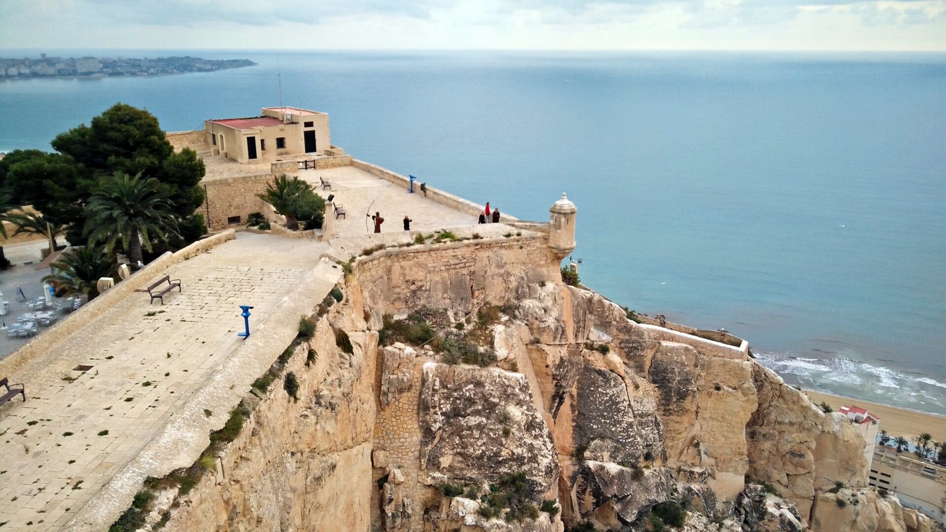 santa barbara castle alicante city spain visions of moscow christmas