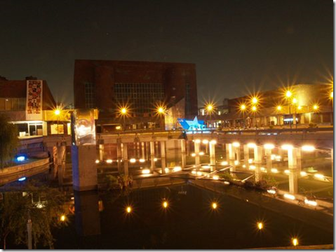 Tainan City Culture Center at night
