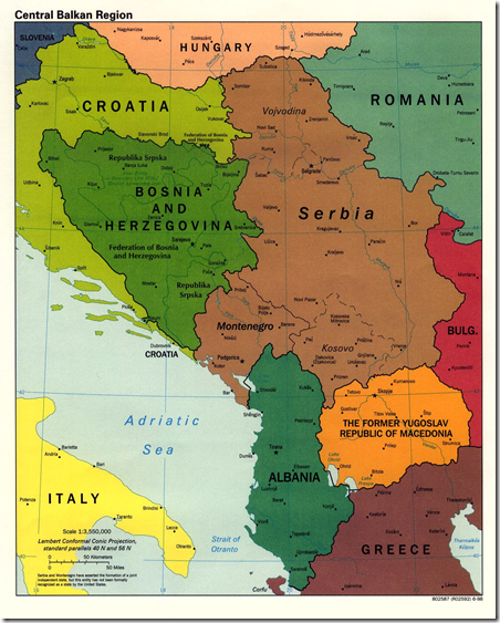 map of the balkans