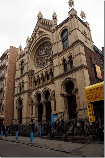 Eldrige Street Synagogue Museum : China Town - New York City