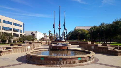 War memorial and capitol building Phoenix -011