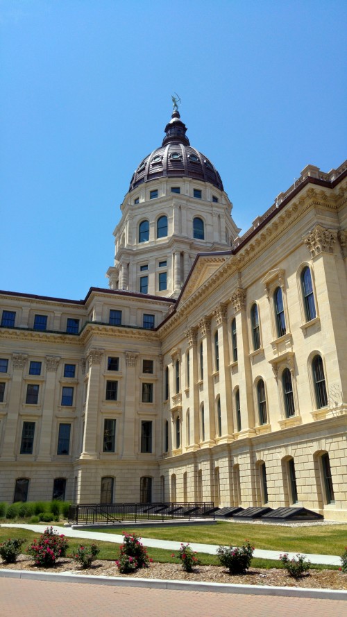 Capitol building Topeka Kansas-001