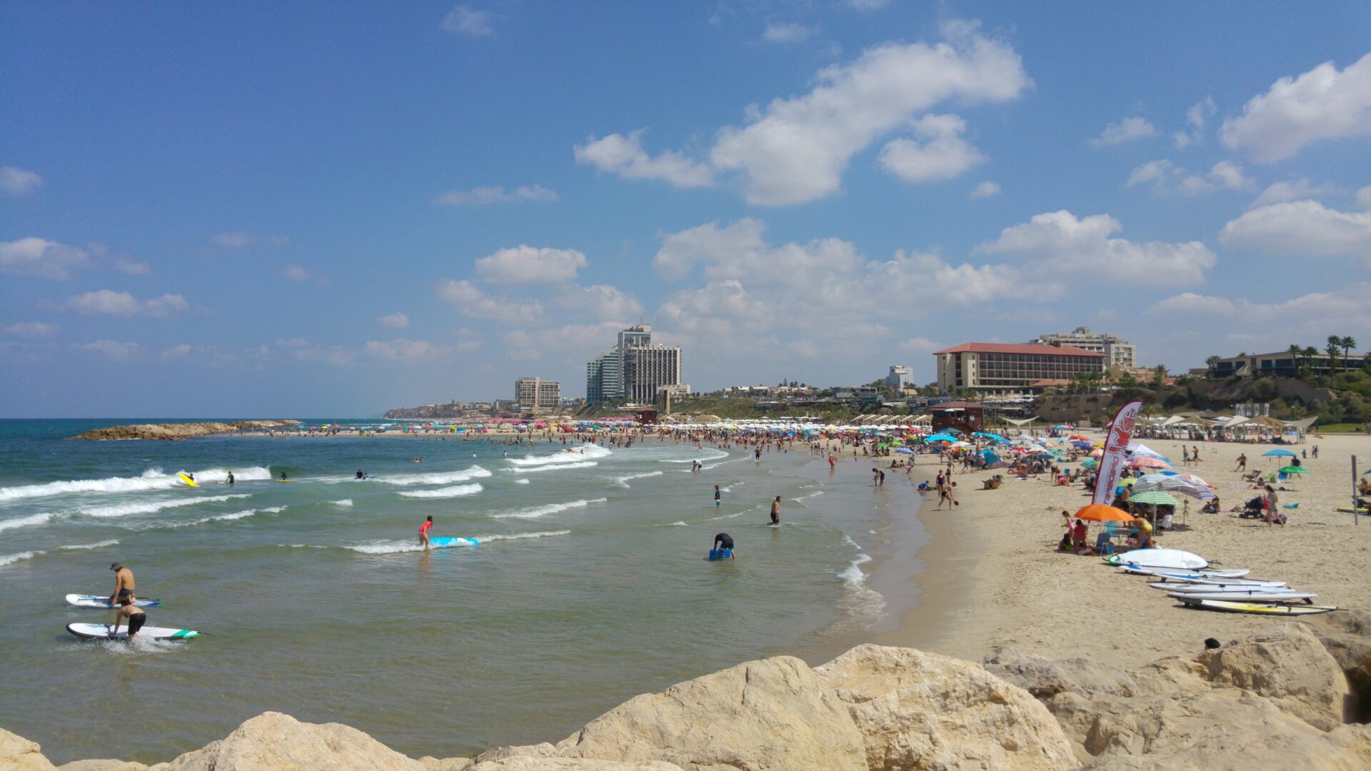 Herzliya marina and beach : Israel | Visions of Travel